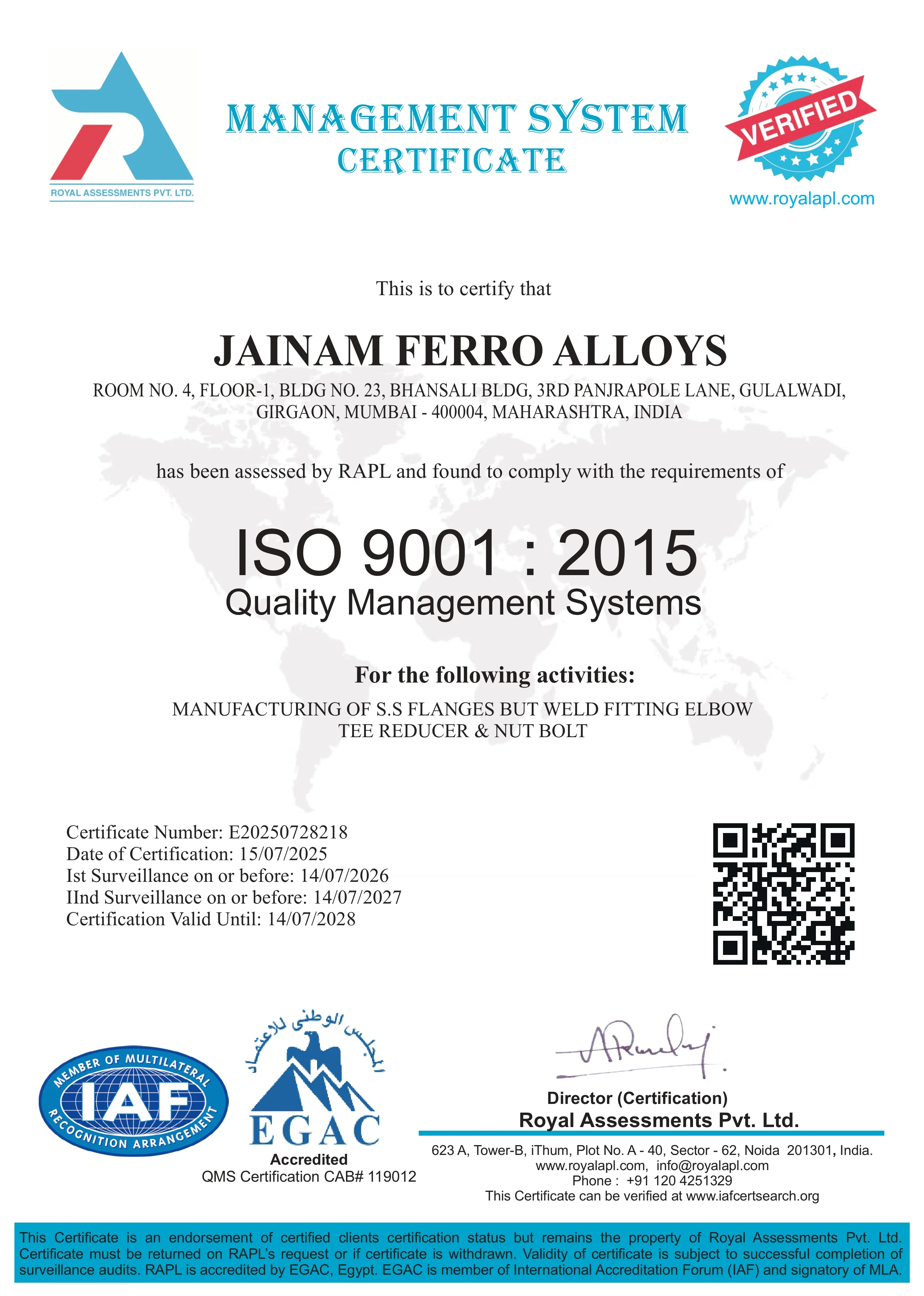Certification 5