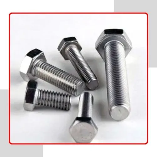 SS 347 Hex bolt exporter in India exported by Jainam Ferro Alloys